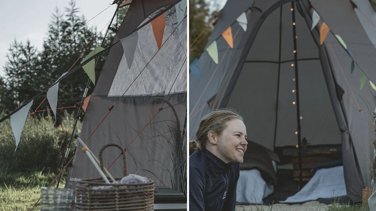 EASY CAMP Flagi / Chorągiewki trójkątne do namiotu